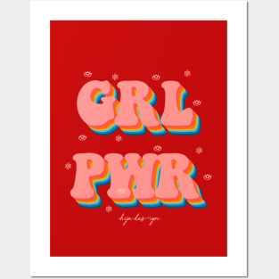 GRL PWR Posters and Art